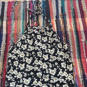 cute floral halter top